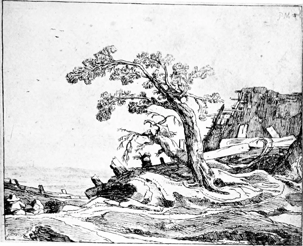 An illustration from Etching craft; a guide for students and collectors, 1922, leaf 68
