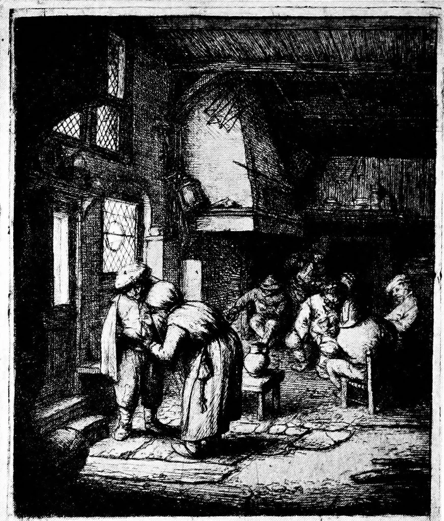 An illustration from Etching craft; a guide for students and collectors, 1922, leaf 91