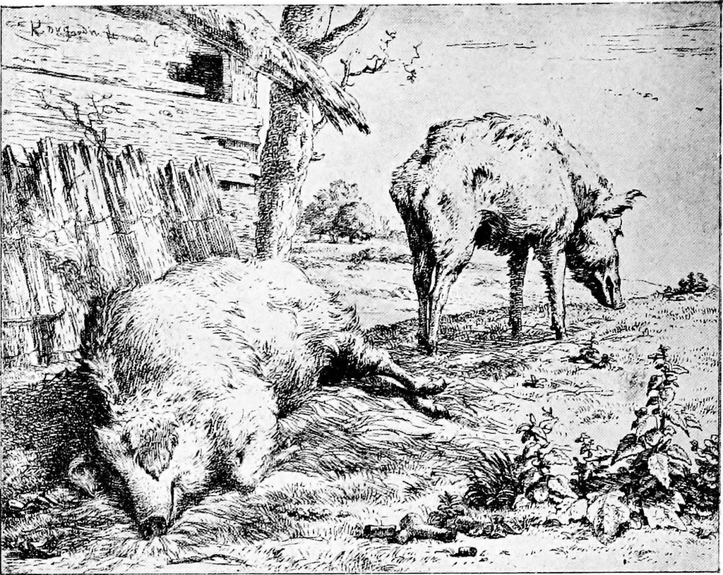 An illustration from Etching craft; a guide for students and collectors, 1922, leaf 95