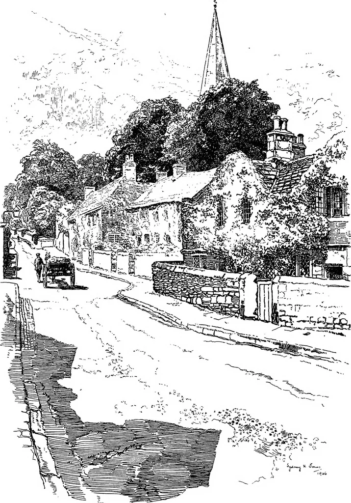 An illustration from Modern book illustrators and their work, 1914, leaf 103