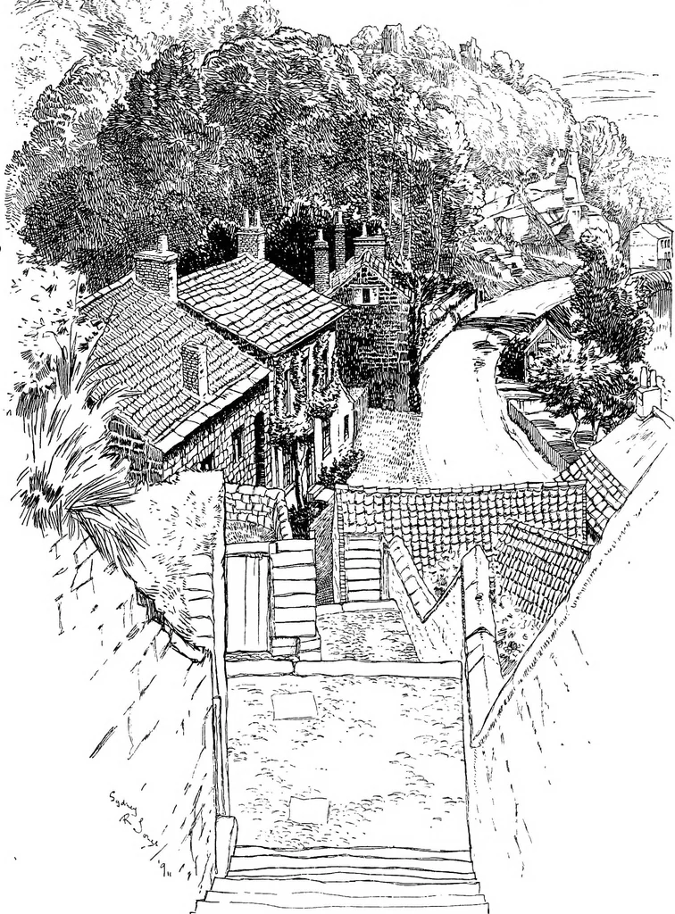 An illustration from Modern book illustrators and their work, 1914, leaf 104