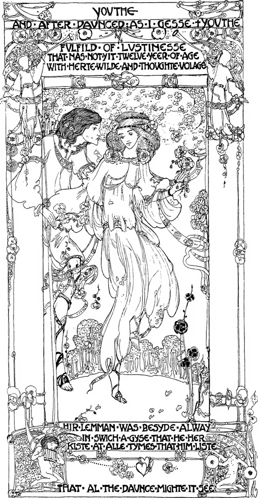An illustration from Modern book illustrators and their work, 1914, leaf 109