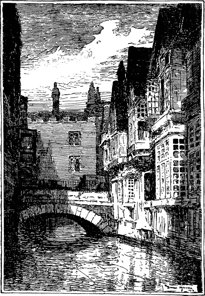 An illustration from Modern book illustrators and their work, 1914, leaf 113