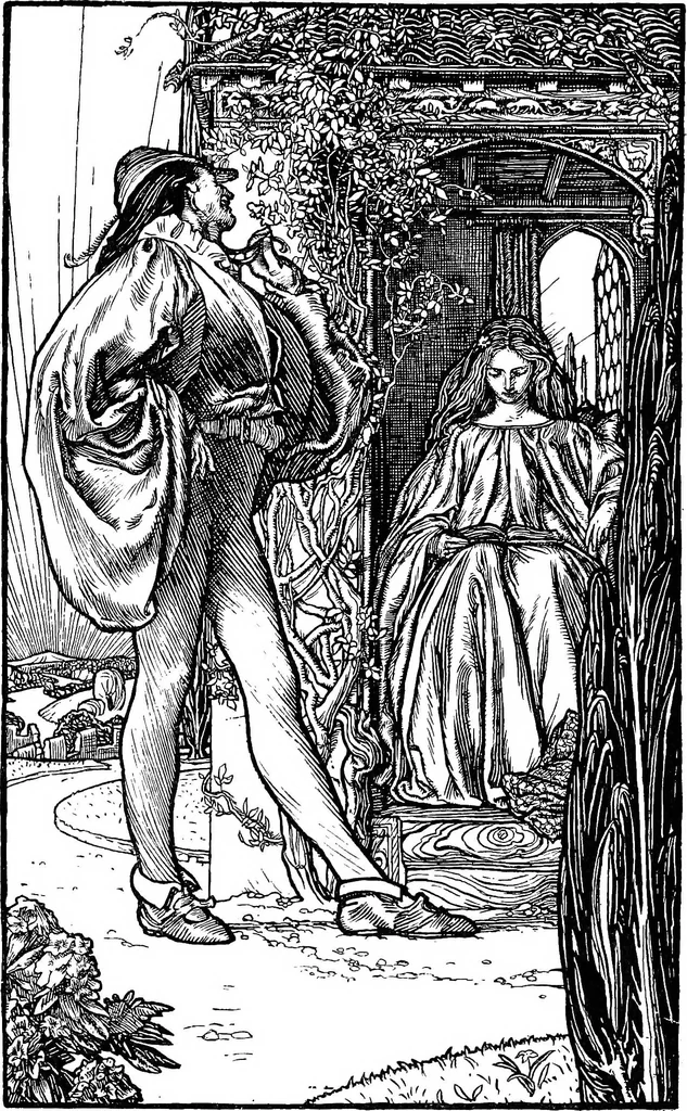 An illustration from Modern book illustrators and their work, 1914, leaf 116