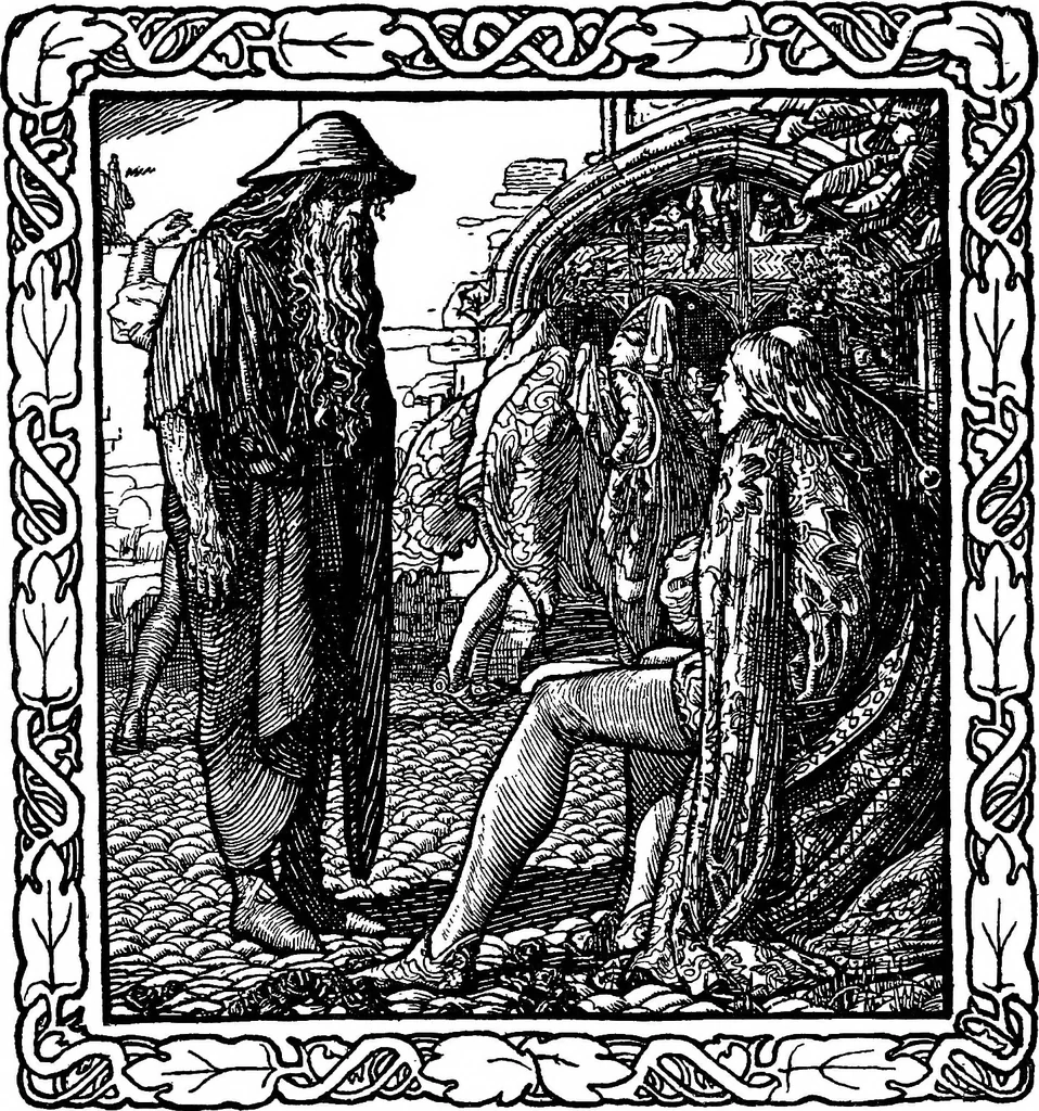 An illustration from Modern book illustrators and their work, 1914, leaf 117