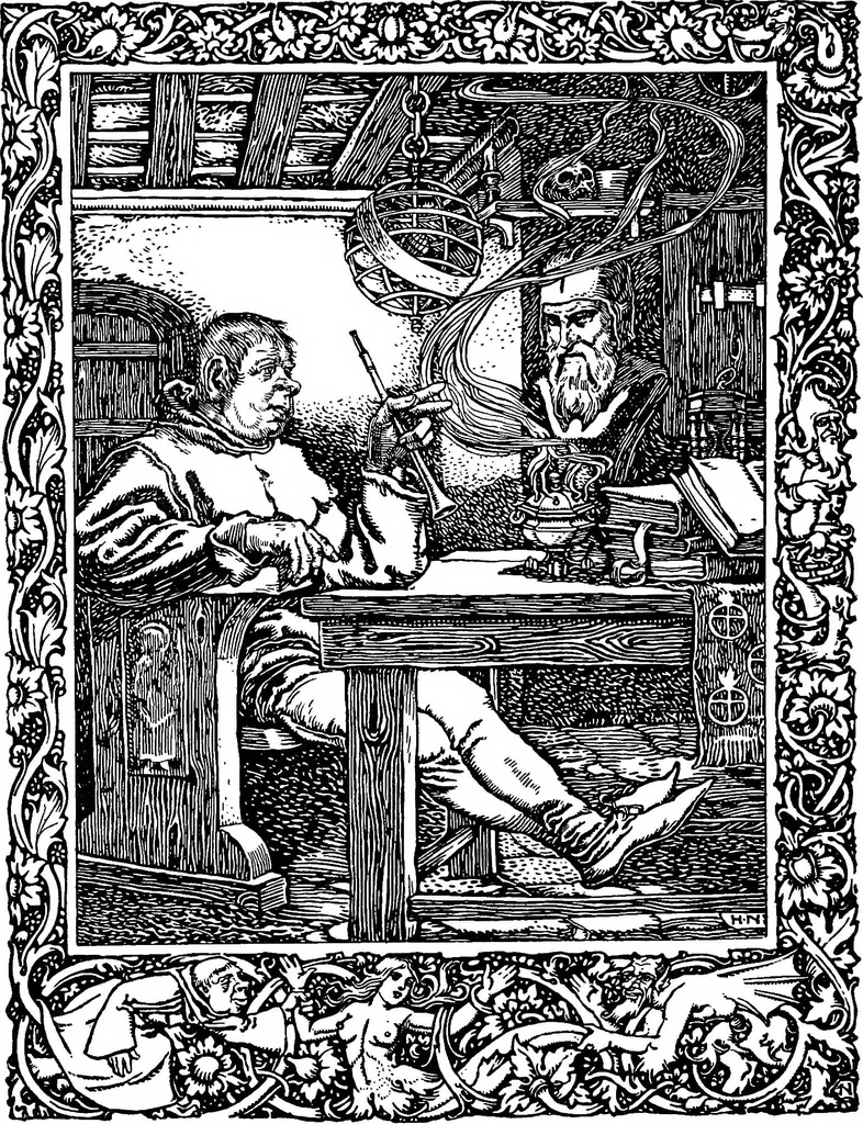 An illustration from Modern book illustrators and their work, 1914, leaf 119