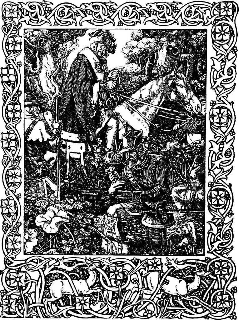 An illustration from Modern book illustrators and their work, 1914, leaf 121