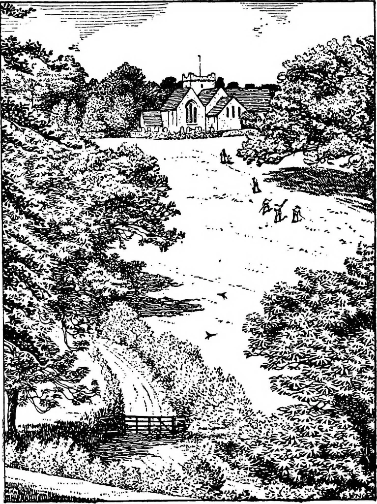 An illustration from Modern book illustrators and their work, 1914, leaf 123
