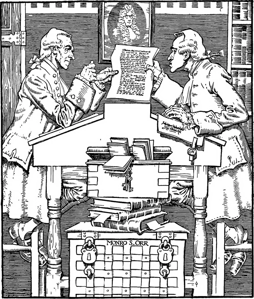 An illustration from Modern book illustrators and their work, 1914, leaf 128