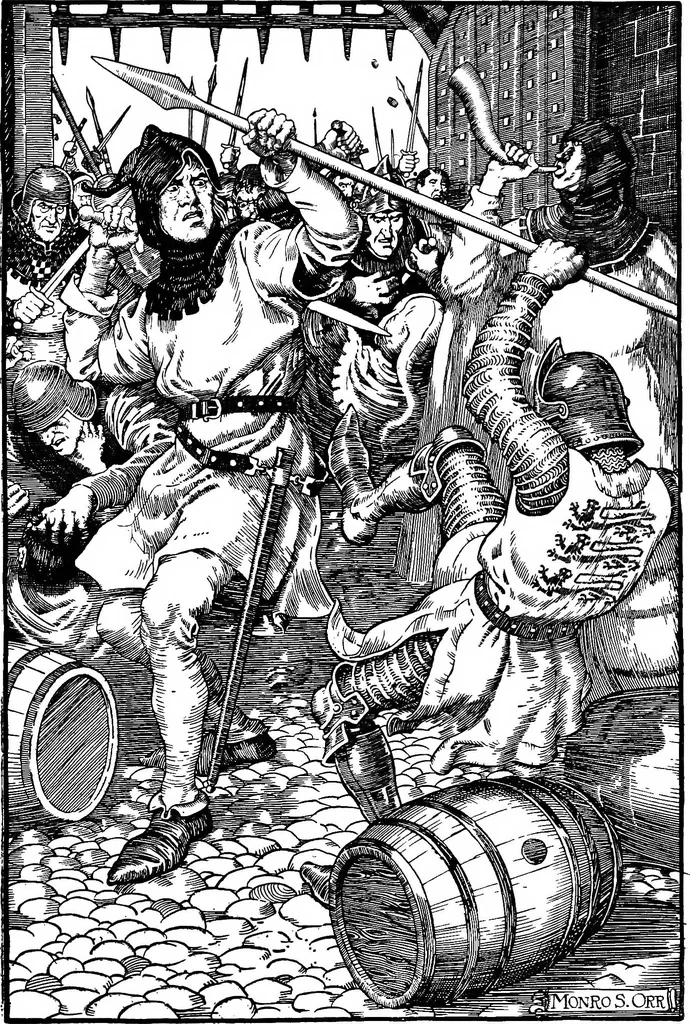 An illustration from Modern book illustrators and their work, 1914, leaf 130