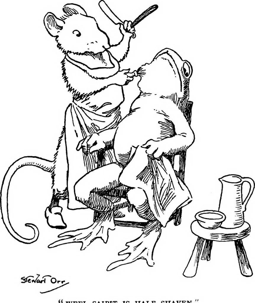 An illustration from Modern book illustrators and their work, 1914, leaf 131