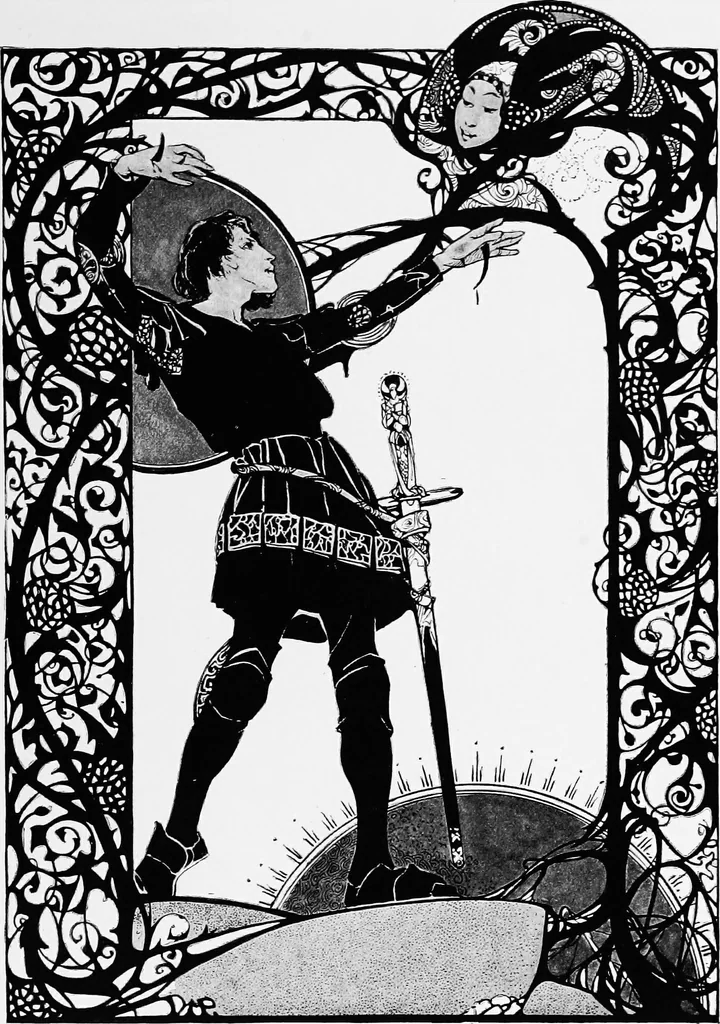 An illustration from Modern book illustrators and their work, 1914, leaf 138