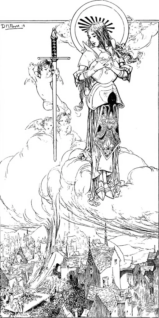 An illustration from Modern book illustrators and their work, 1914, leaf 139