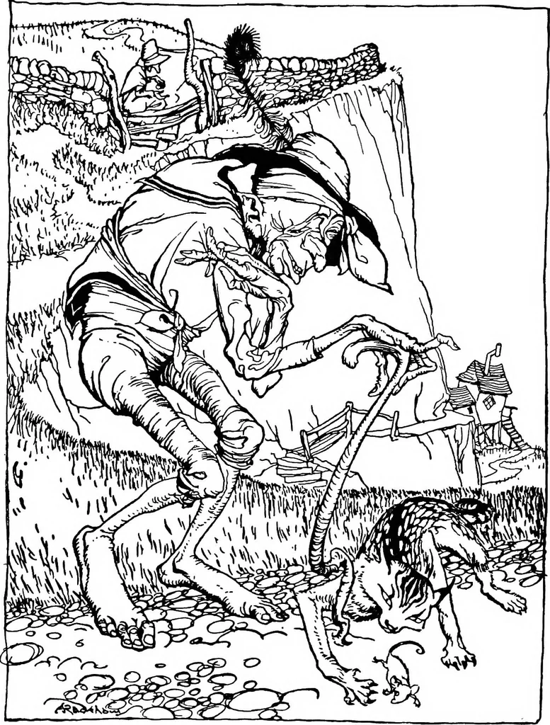 An illustration from Modern book illustrators and their work, 1914, leaf 140