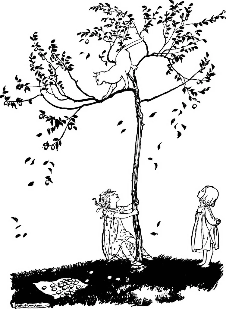 An illustration from Modern book illustrators and their work, 1914, leaf 141