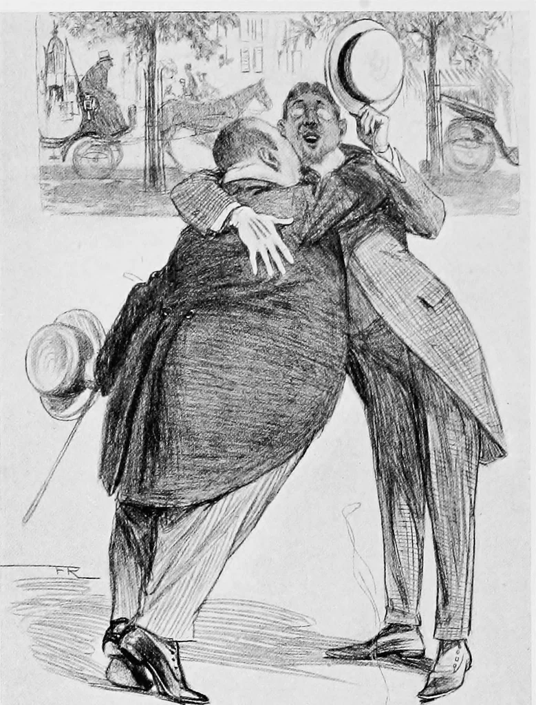 An illustration from Modern book illustrators and their work, 1914, leaf 147