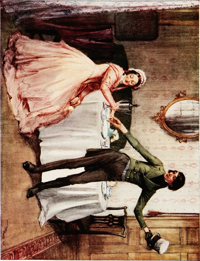 An illustration from Modern book illustrators and their work, 1914, leaf 148