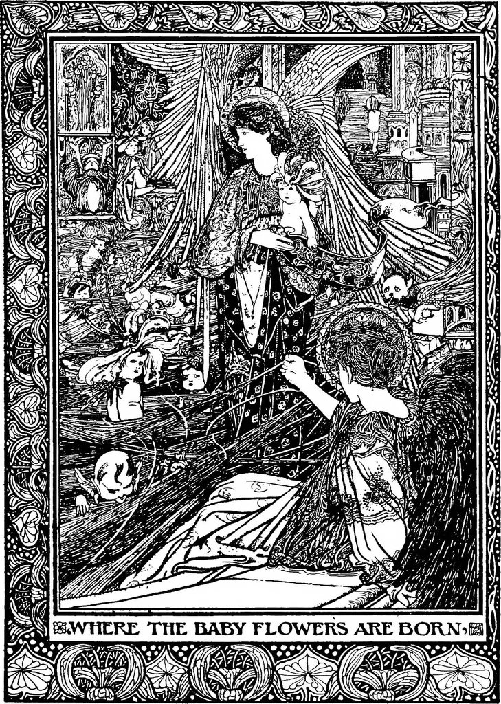 An illustration from Modern book illustrators and their work, 1914, leaf 160