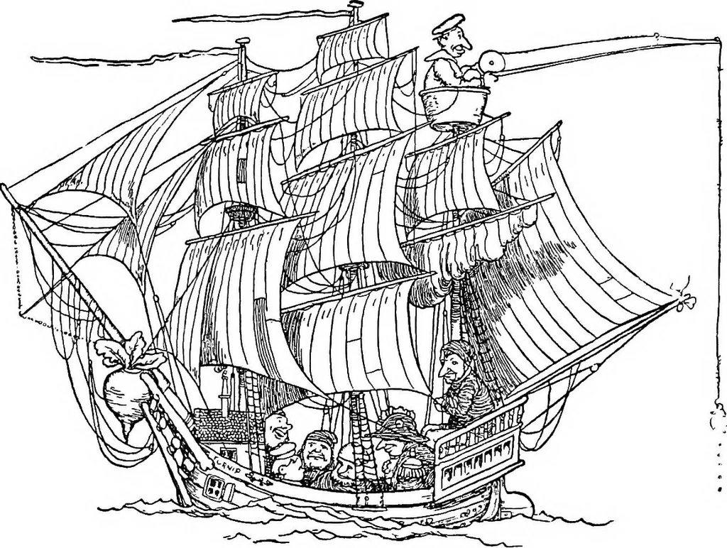 An illustration from Modern book illustrators and their work, 1914, leaf 172