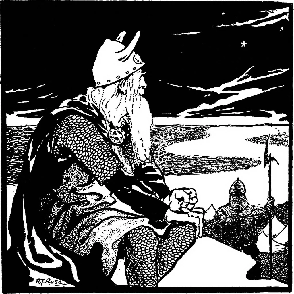 An illustration from Modern book illustrators and their work, 1914, leaf 175