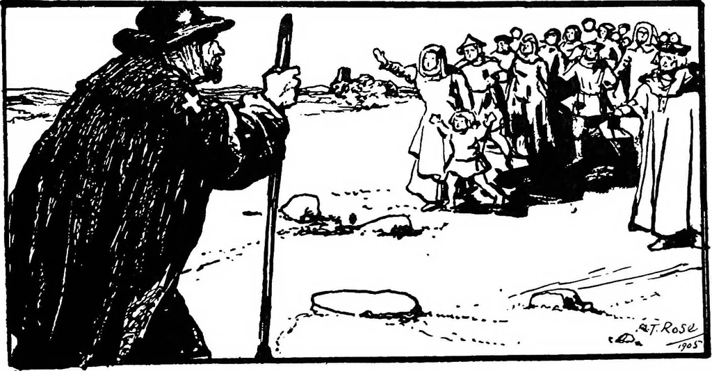 An illustration from Modern book illustrators and their work, 1914, leaf 176
