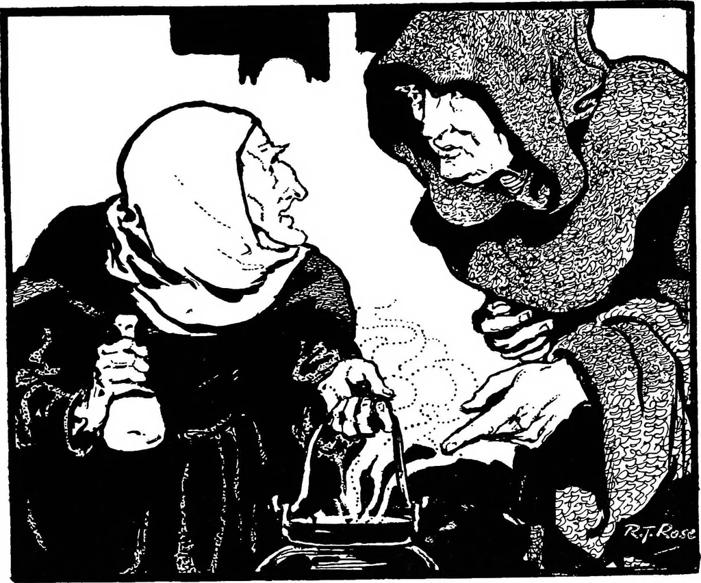 An illustration from Modern book illustrators and their work, 1914, leaf 176
