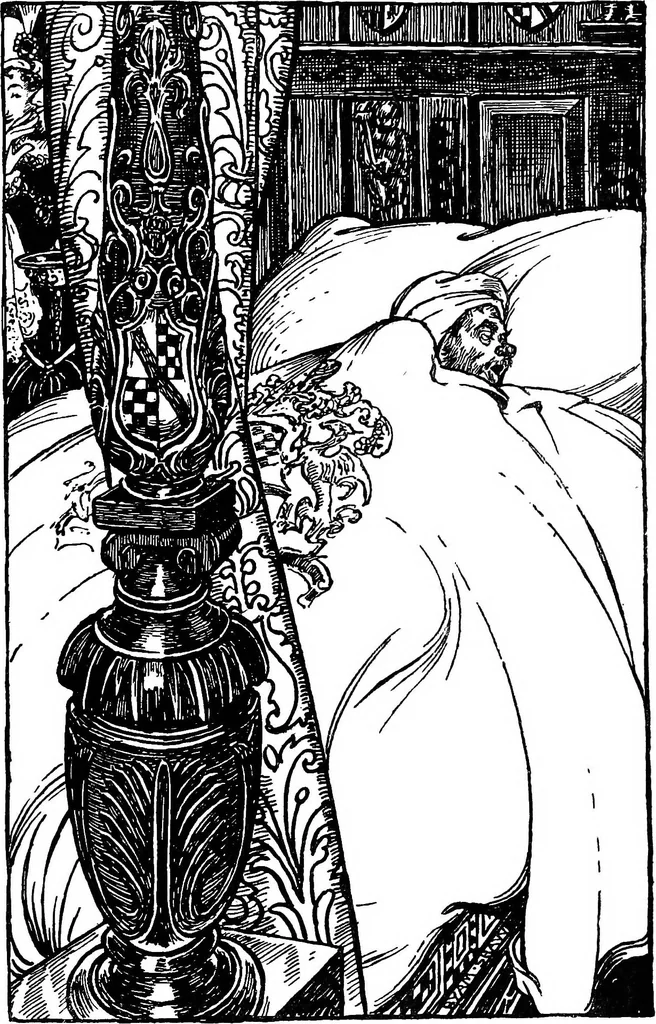 An illustration from Modern book illustrators and their work, 1914, leaf 178
