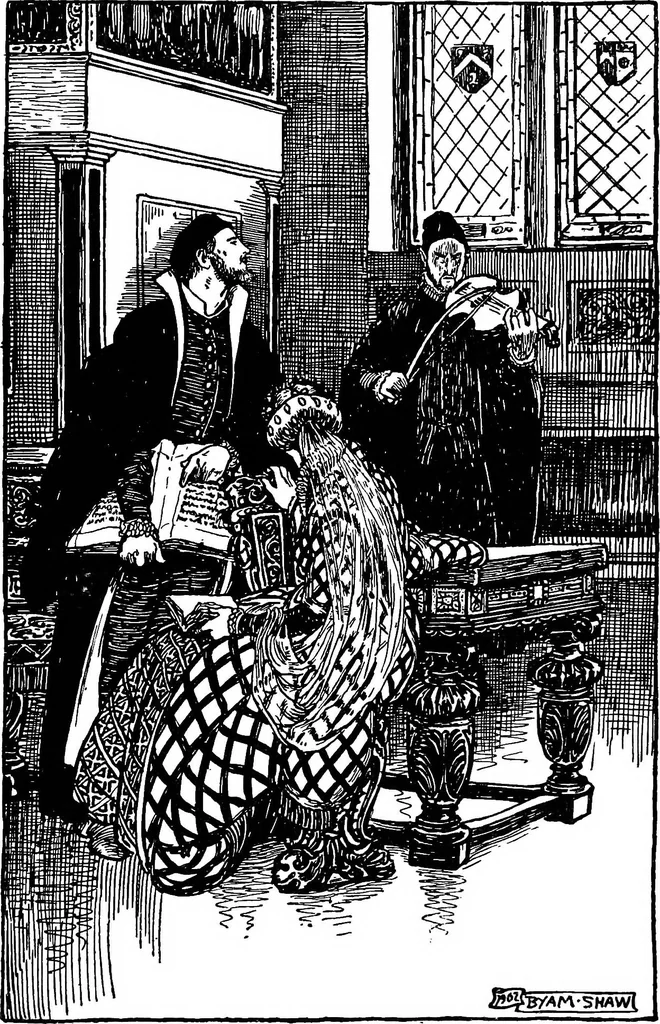 An illustration from Modern book illustrators and their work, 1914, leaf 179