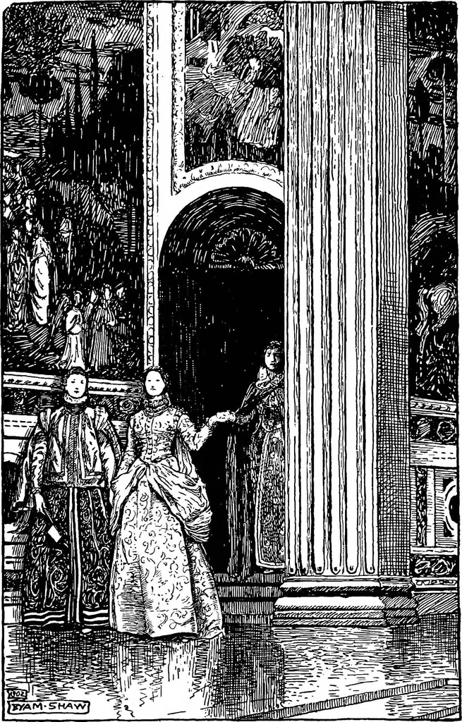 An illustration from Modern book illustrators and their work, 1914, leaf 180