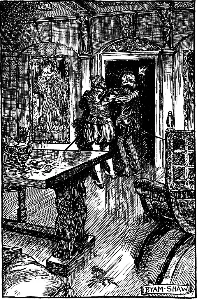 An illustration from Modern book illustrators and their work, 1914, leaf 183