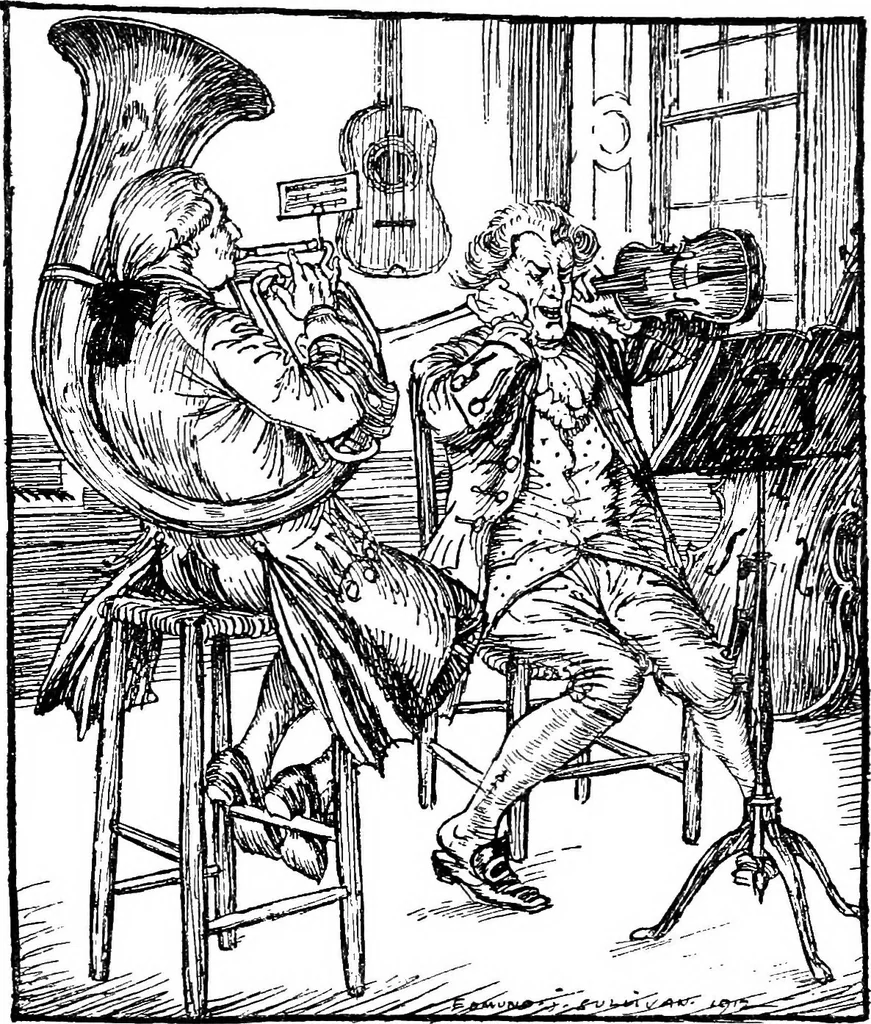 An illustration from Modern book illustrators and their work, 1914, leaf 190