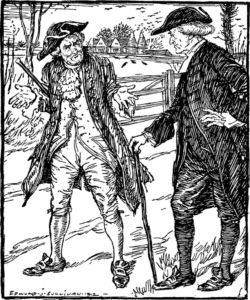 An illustration from Modern book illustrators and their work, 1914, leaf 191