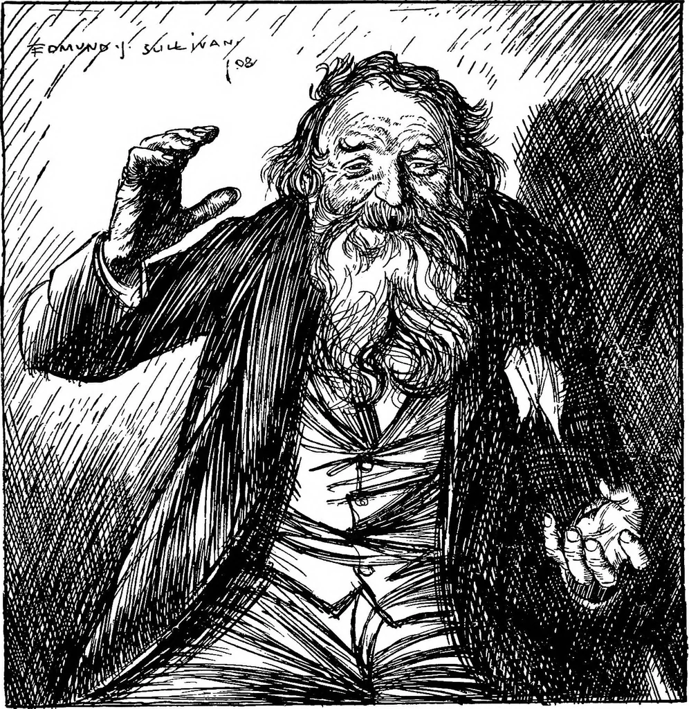 An illustration from Modern book illustrators and their work, 1914, leaf 195