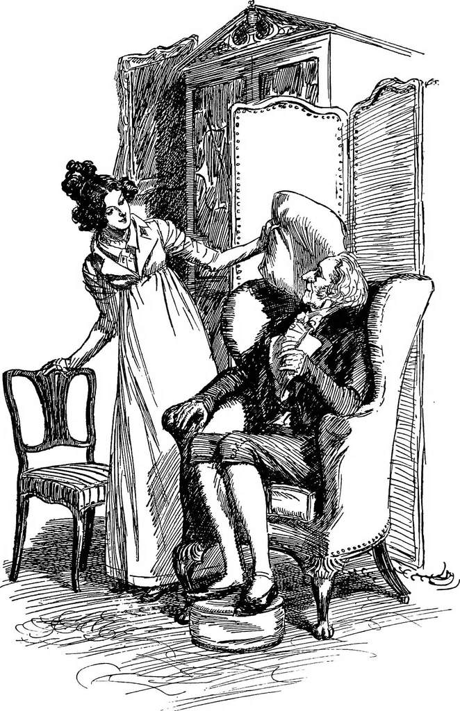 An illustration from Modern book illustrators and their work, 1914, leaf 196