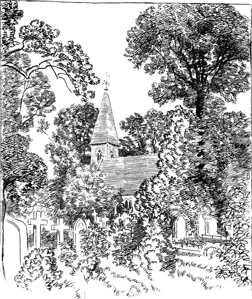 An illustration from Modern book illustrators and their work, 1914, leaf 198