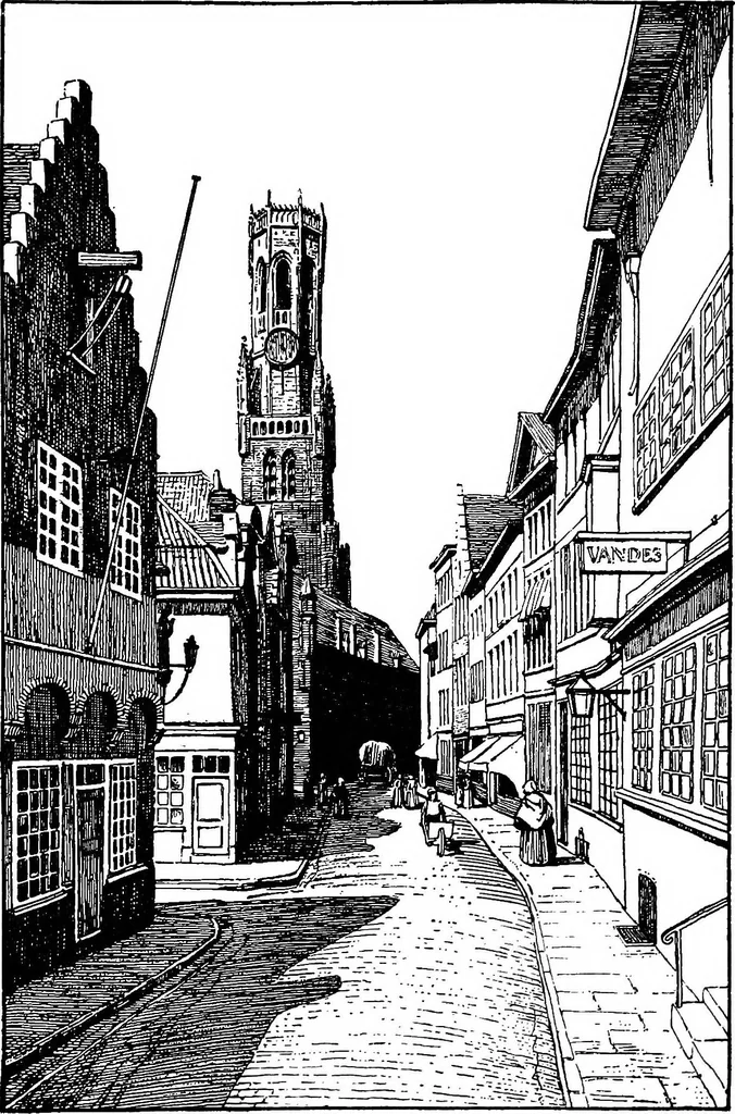 An illustration from Modern book illustrators and their work, 1914, leaf 205