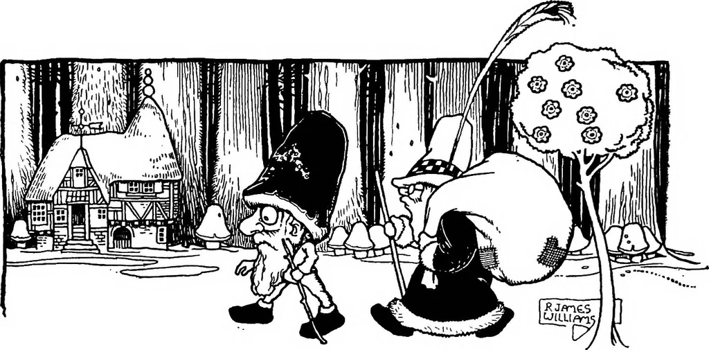 An illustration from Modern book illustrators and their work, 1914, leaf 209