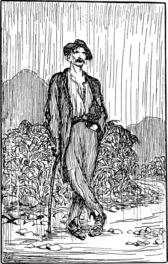 An illustration from Modern book illustrators and their work, 1914, leaf 210