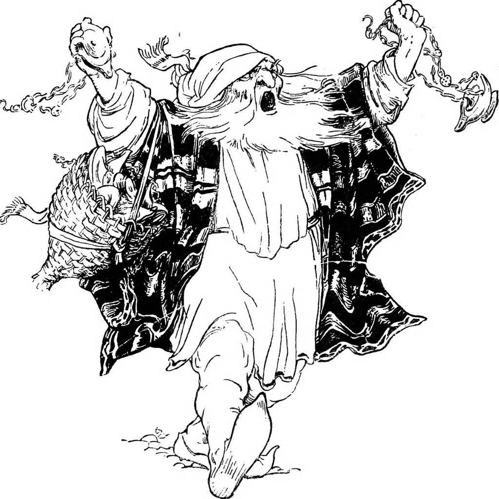 An illustration from Modern book illustrators and their work, 1914, leaf 31