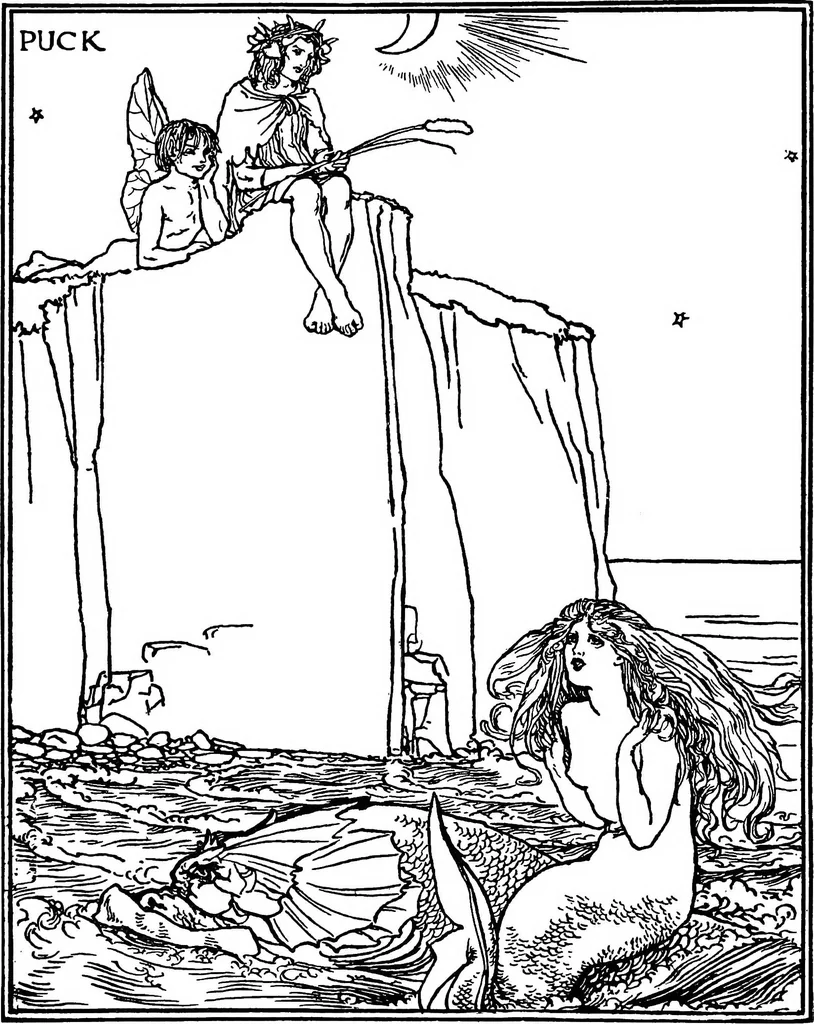 An illustration from Modern book illustrators and their work, 1914, leaf 33