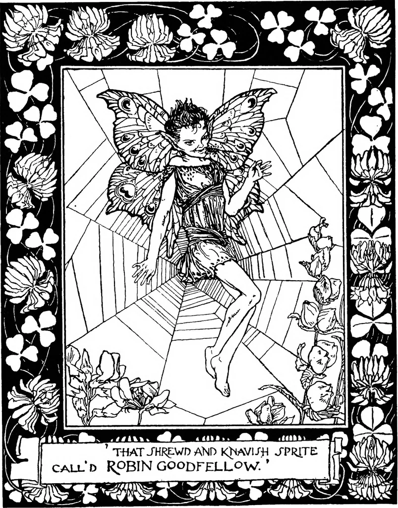 An illustration from Modern book illustrators and their work, 1914, leaf 35