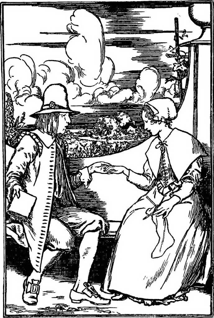 An illustration from Modern book illustrators and their work, 1914, leaf 38