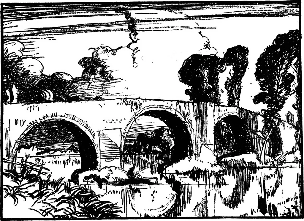 An illustration from Modern book illustrators and their work, 1914, leaf 39