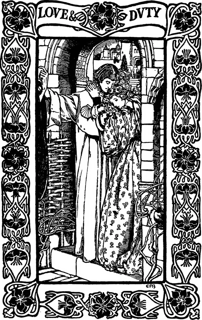 An illustration from Modern book illustrators and their work, 1914, leaf 43