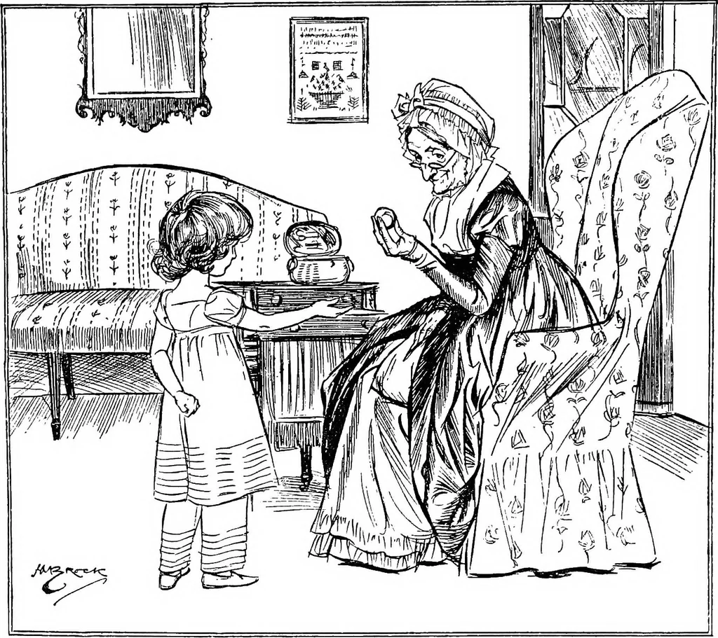 An illustration from Modern book illustrators and their work, 1914, leaf 54