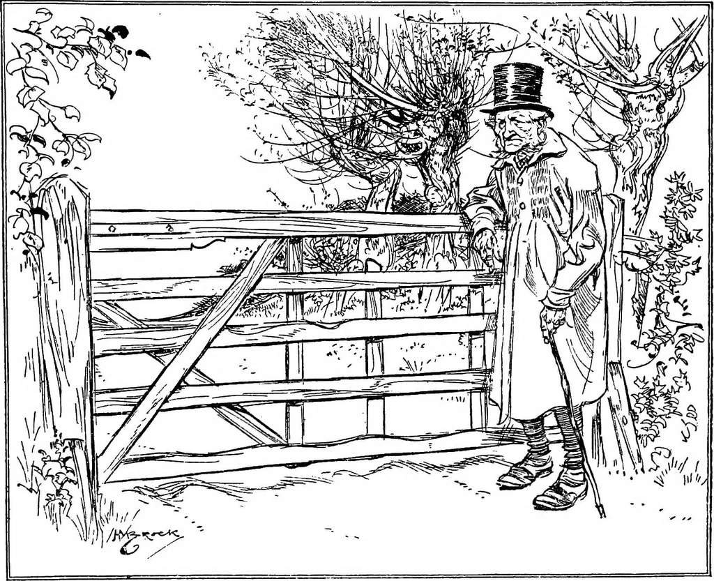 An illustration from Modern book illustrators and their work, 1914, leaf 57