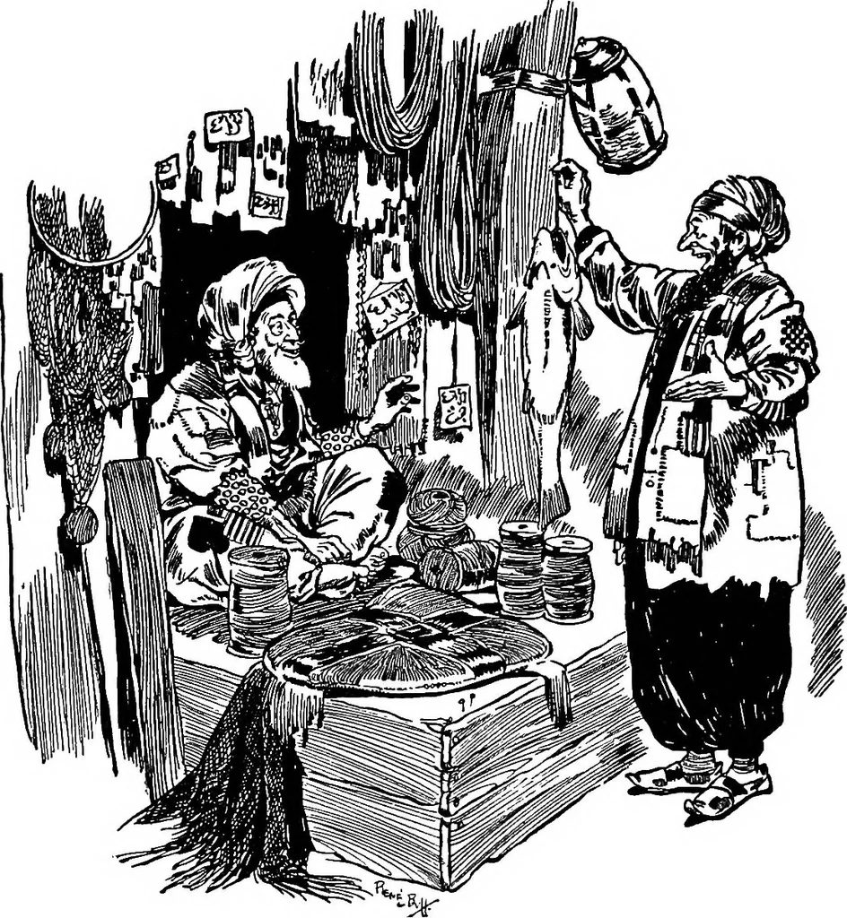 An illustration from Modern book illustrators and their work, 1914, leaf 59