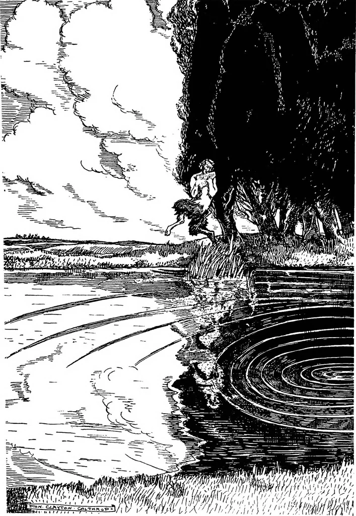 An illustration from Modern book illustrators and their work, 1914, leaf 62