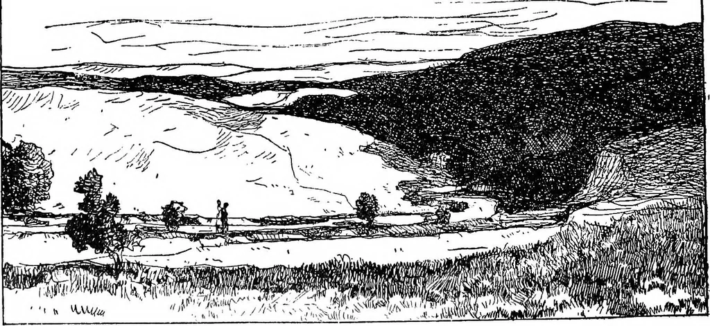 An illustration from Modern book illustrators and their work, 1914, leaf 65