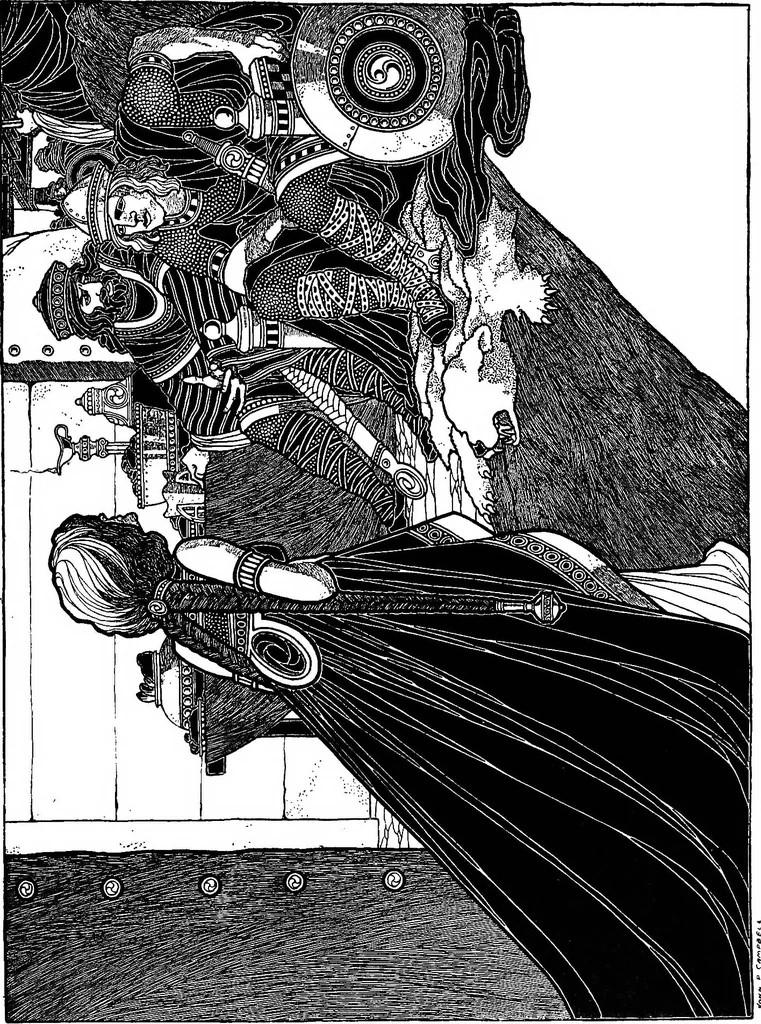 An illustration from Modern book illustrators and their work, 1914, leaf 66